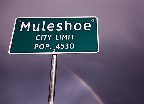 Muleshoe city limit sign – Ryan Hyatt's Raiderland
