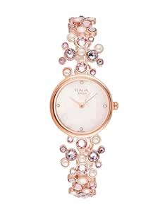 Titan Raga Moonlight Quartz Analog Mother of Pearl Dial Rose Gold Metal ...