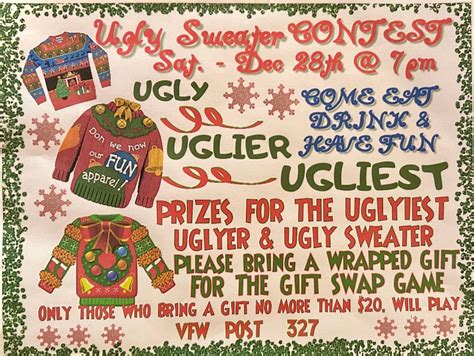Ugly Sweater Party!, 22 Fifth Ave, Halethorpe, MD, 28 December 2024 ...