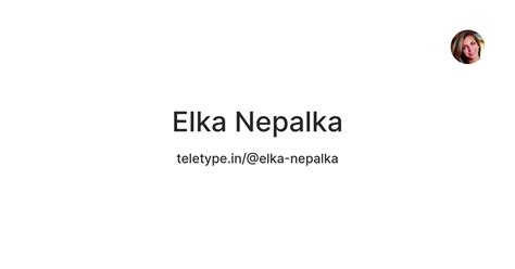 Elka Nepalka — Teletype