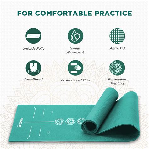 Buy Seven Chakras Alignment Yoga Mat Online – Vissco Next