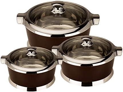 Buy Jaypee Jazz Set Brown, Set of 3 Casserole (1000+1500+2000 ml ...