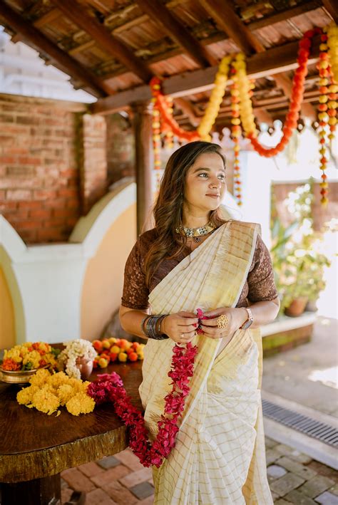 ONAM EDIT - KERALA CHECK SAREE – Kaavyam