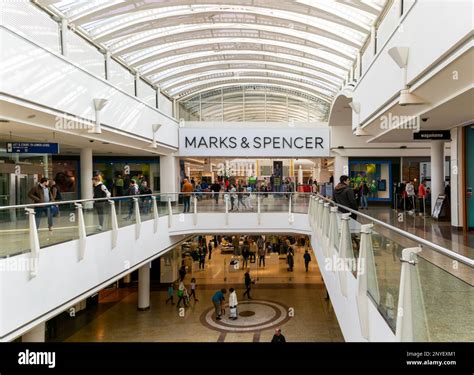 Marks & Spencer, Interior of the Mall shopping centre, Cribbs Causeway ...