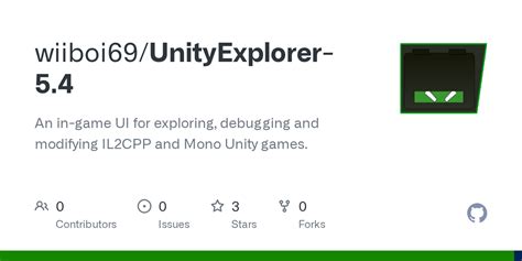 Image result for Unity Explorer Debug