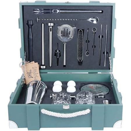 Buy Steren Impex | Stainless Steel 8 Drink Recipe Cocktail Shaker with ...