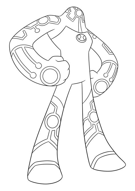 Ben Ten Printable Coloring Pages - Printable Learning Sheets