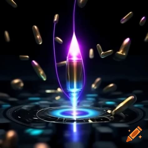 Electrified magic bullet concept design on Craiyon