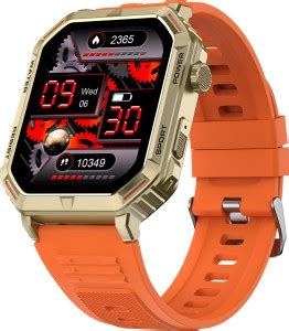 Fire-Boltt Commando 49.5mm (1.95) AMOLED Smart Watch, 123 sports modes ...