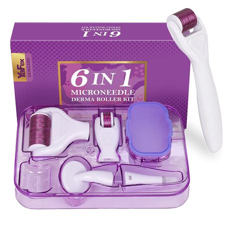 YaFex Derma Roller for Face and Body - 6 in 1 India | Ubuy