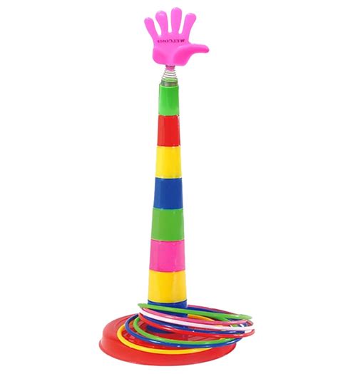 VGRASSP Ring Toss Game Toy for Kids - Mini Quoits Ring Throwing ...