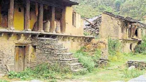 Migration continues in Uttarakhand Border areas villages near china ...