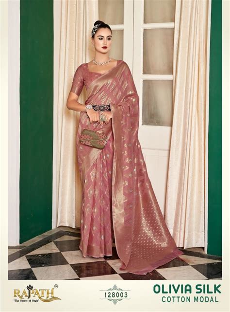 Rajpath Olivia Silk Designer Cotton Saree Collection: Textilecatalog