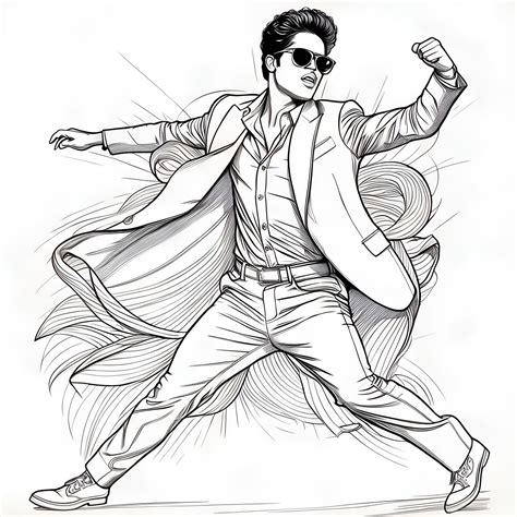 Best Bruno Mars Coloring Pages (Free Printable PDF)