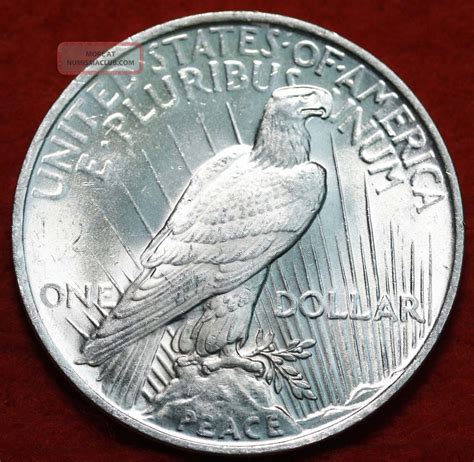Uncirculated 1923 Silver Peace Dollar