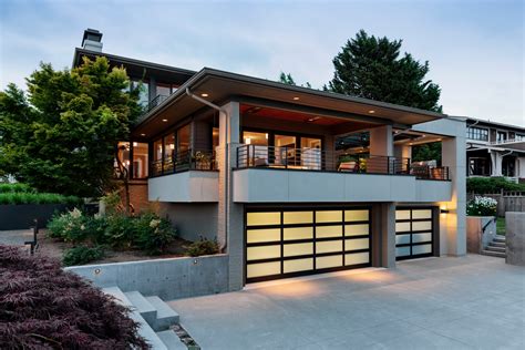 Exterior 3 Car Garage Designs Ideas L Shaped House Plans With Side