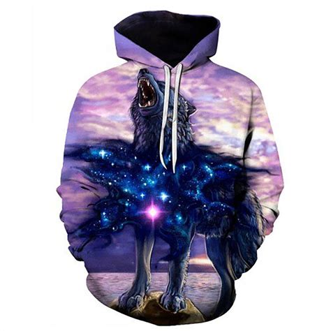 Galaxy Wolf Hoodie