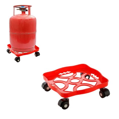 Buy Suzec Square LPG Cylinder Trolley | Oil Tin Multipurpose Trolley ...