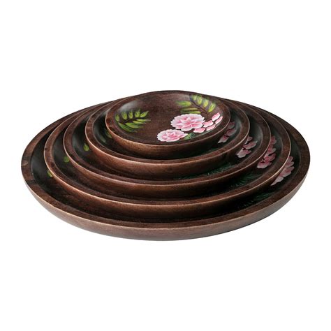 Handpainted Wooden Plates - Unique Dining Decor – Artychoke