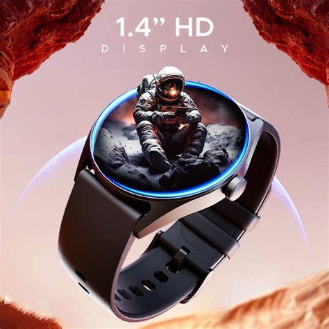 boAt Lunar Link - 1.4" TFT Round Display Smartwatch with 100+ Sports Modes