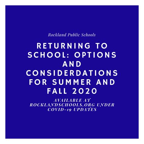 Rockland Public Schools