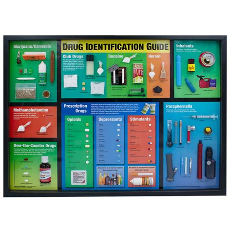 Drug Identification Guide - Drug Education Models- Drug ID Display ...
