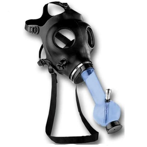 Gas Mask Bong Acrylic Water Pipe Gas Mask – Myxed Up Creations