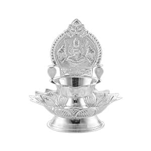 Buy Malabar Gold & Diamonds Pure Silver Kamakshi Deepam Original ...
