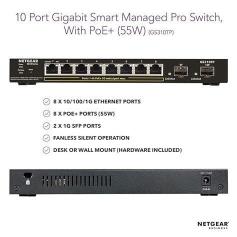 Netgear GS724TP ProSafe 24 Port Gigabit Smart POE Switch – Swiftech