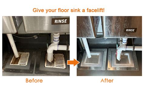 How to fix rusty floor sinks with a flange adapter - restaurants and ...