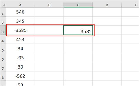 Image result for Make Negative Numbers into Positive Excel