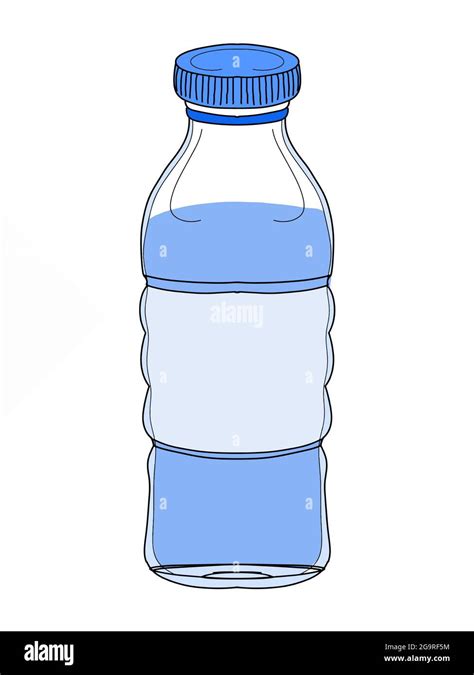 water bottles ,illustration drawing Stock Photo - Alamy