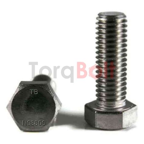 Incoloy 800 Screws Manufacturer & Supplier India | TorqBolt