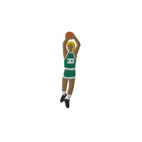 Larry Bird T-Shirt - Embroidered - The Terrace Apparel