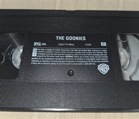 The Goonies (1985) - 1986 VHS Original and 42 similar items