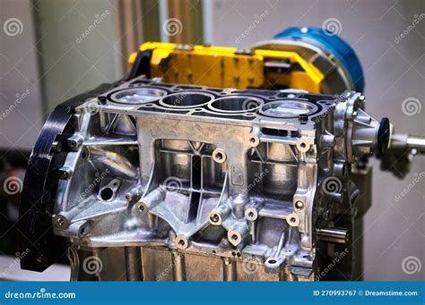 Engine Block With Pistons