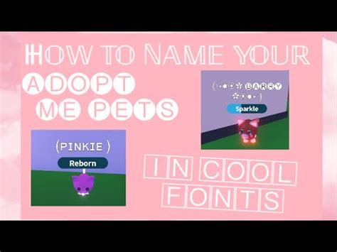 How to name your pets in Cool Fonts ~ bubble letters, boxed letters ...