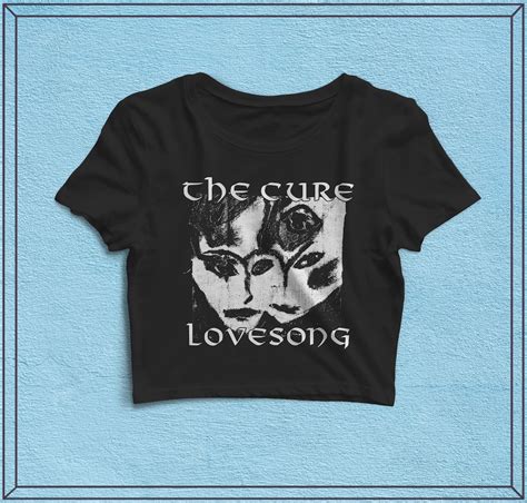 The Cure Love Song Vintage Crop Top Music Shirt Women - Etsy
