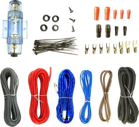 Buy Enrock Audio 8 Gauge Complete Amplifier Wiring Installation Kit ...