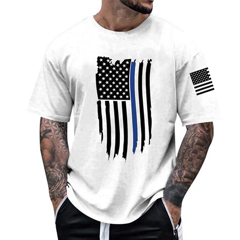 Mens American Flag Tee