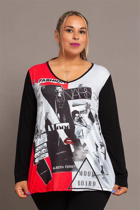 Camiseta tallas grandes sublimada Fashion