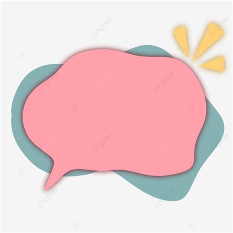 Cute Papercut Speech Bubble, Bubble, Papercut, Speech Bubble PNG ...