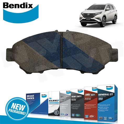 Bendix Brake Pads Front Set GCT for Toyota Rush 2018-2021 (DB2496 ...