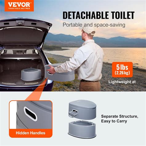 VEVOR RV Toilet for Camping, Portable Toilet with India | Ubuy