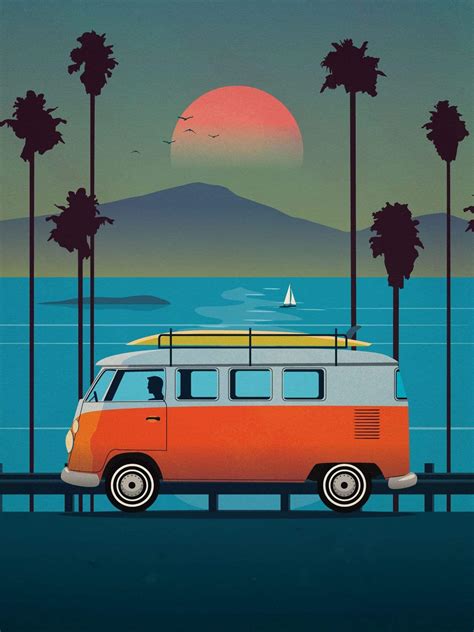 Traveller bus | Poster – bohoboxin