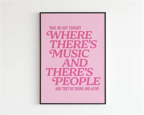 The smiths there is a light that never goes out lyrics poster print ...