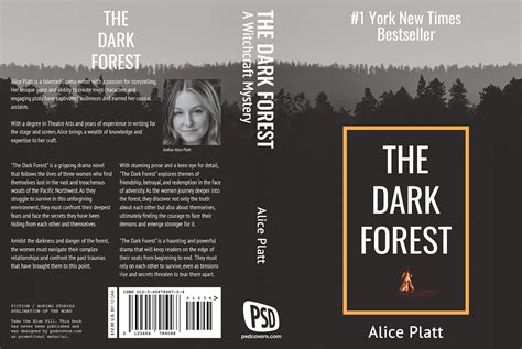 FREE PSD 6X9 The Dark Forest Book Cover Design