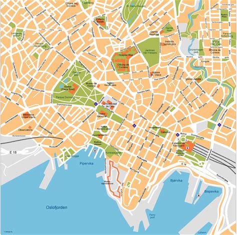 Oslo Vector Map