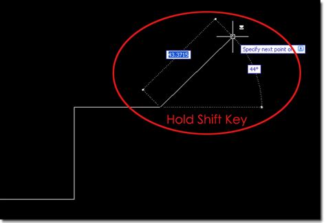 Cad Lisp and Tips: Tip : Shift for temp Ortho (on or off)