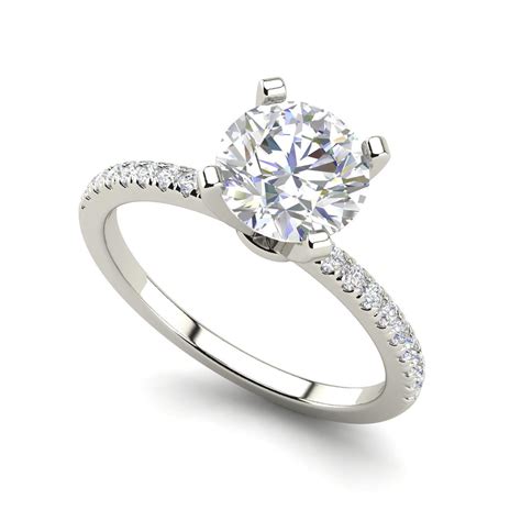 Round Cut Diamond Rings for Engagement - Ara Diamonds